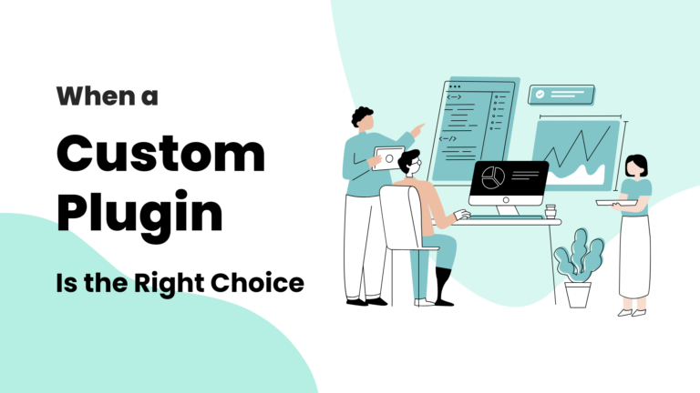 When a Custom Plugin Is the Right Choice